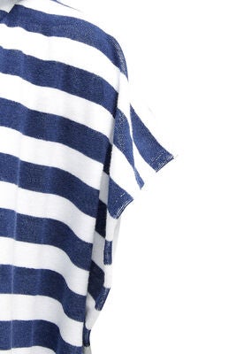 Saltabad Apelviken Badeponcho, Navy White
