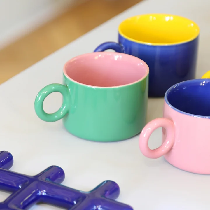 &klevering - Chiquito Tasse, 0,2 L, hellblau (2er-Set)