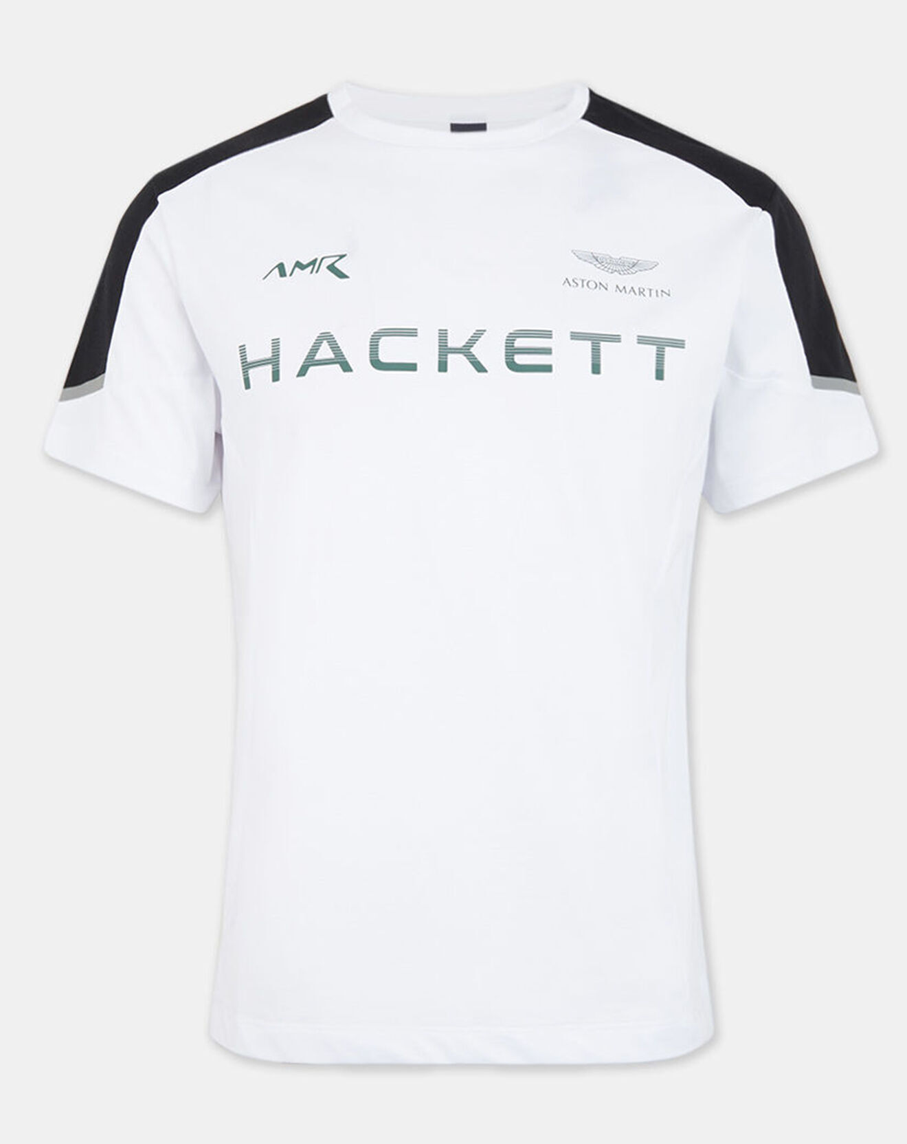Hackett London T-Shirt Raglan Aston Martin Racing blanc