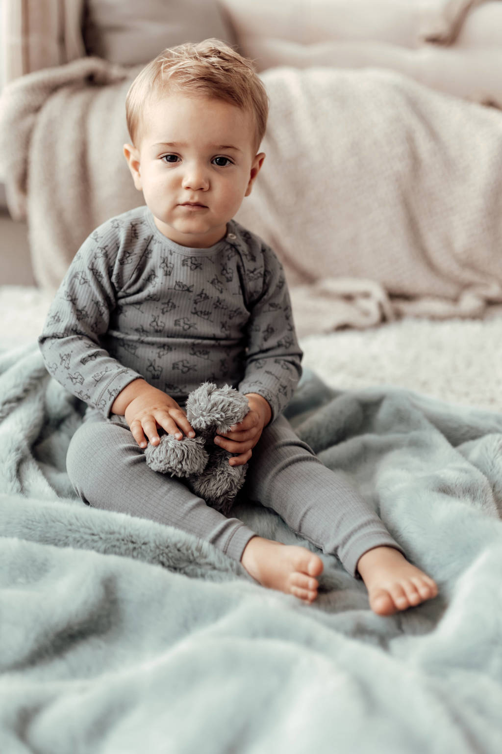 Snoozebaby pyjama cloudy grey