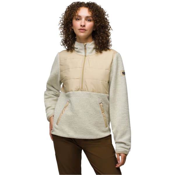 Sweat polaire PRANA INCREDIWOOL 1/2 ZIP W SANDSTONE