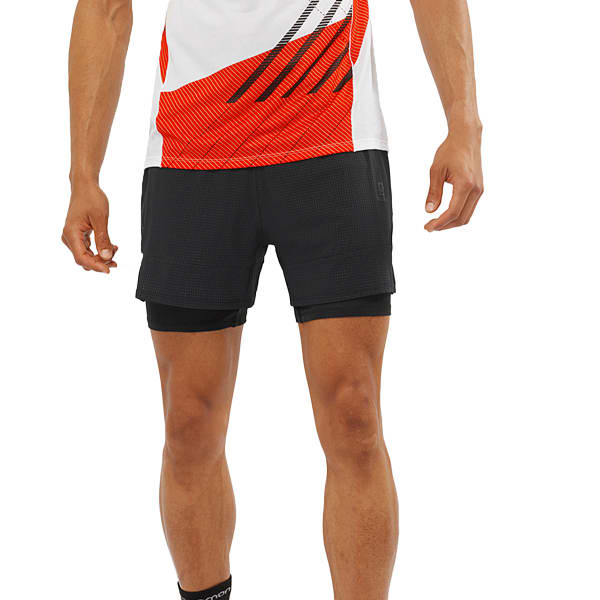 Short trail SALOMON SENSE 2IN1 SHORTS M BLACK