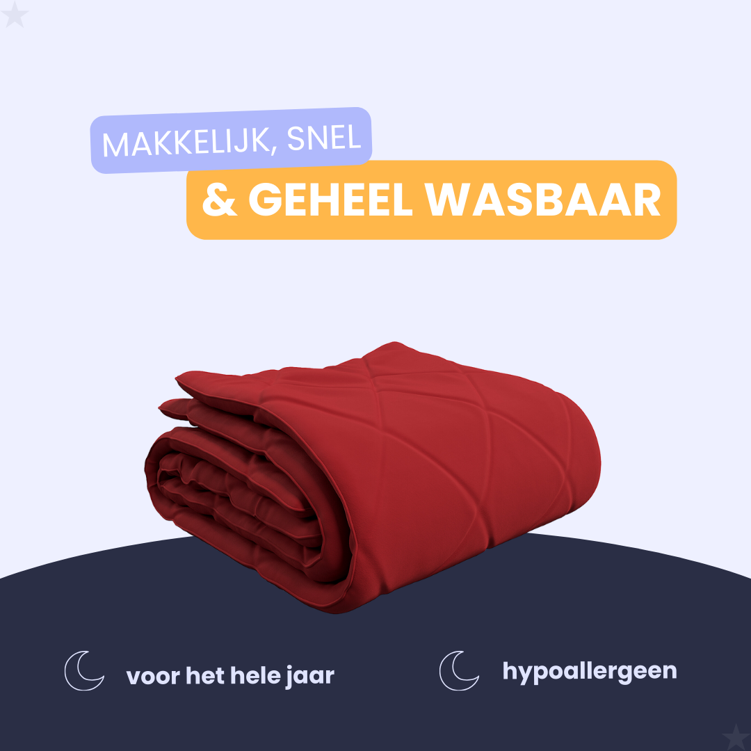 HappyBed Crimson Plum All year dekbed -  200x220 cm