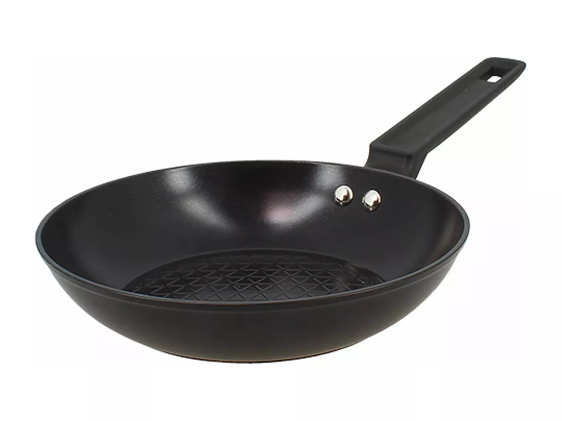Menastyl - Poele First 20cm En Aluminium Noir Induction