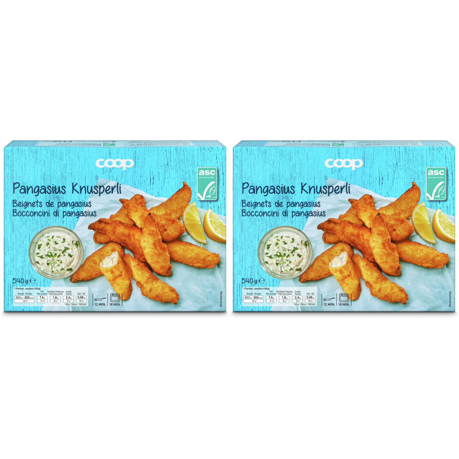 Pangasius Knusperli 2x540g