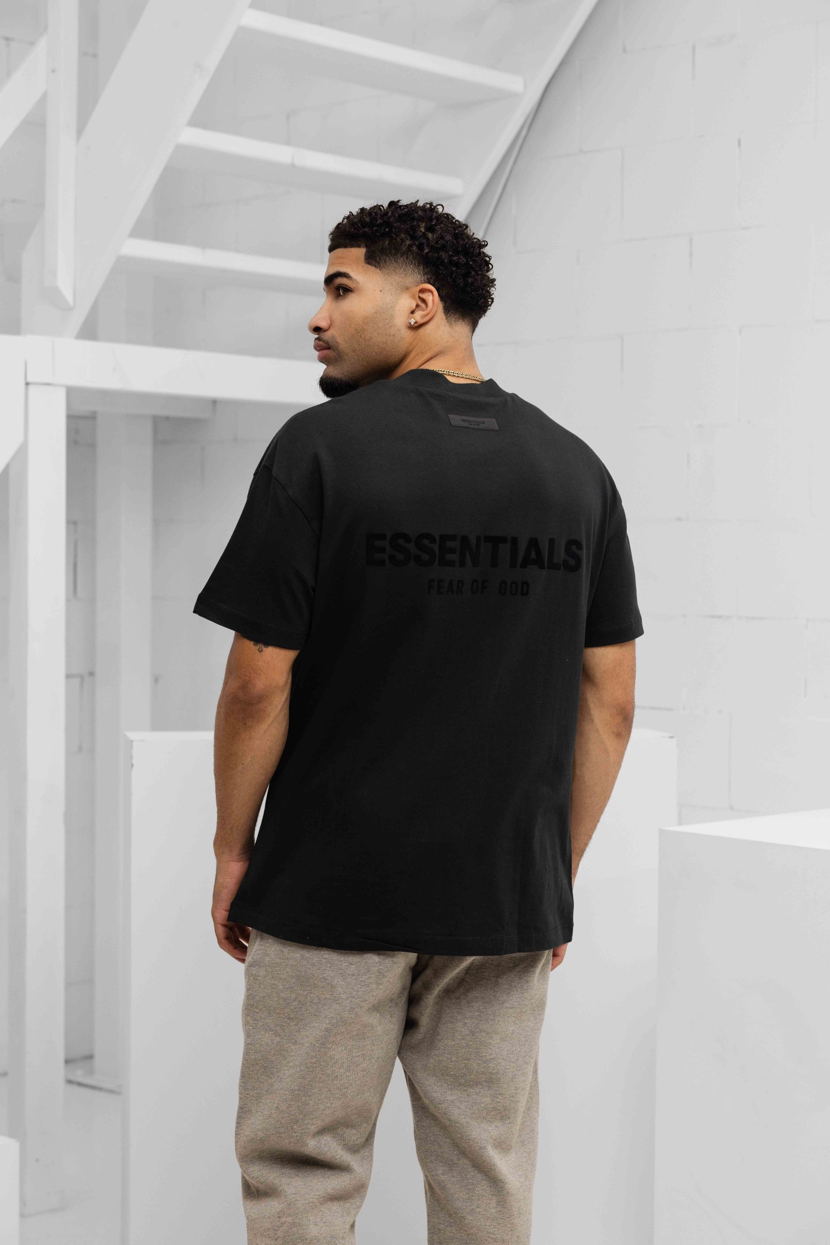 Fear Of God Essentials T-Shirt Heren Donkergroen