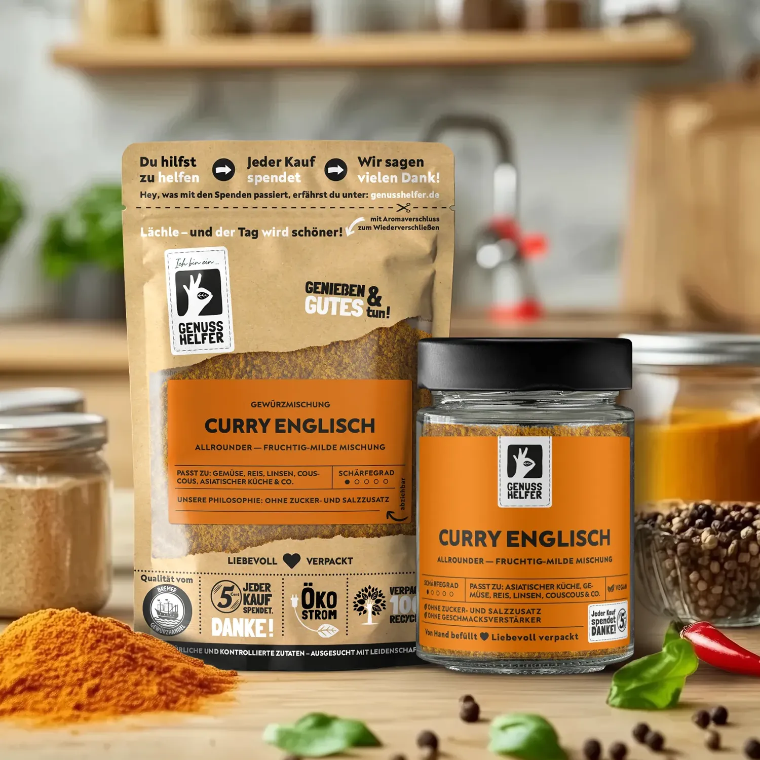 Curry Englisch, gemahlen, 3er Pack