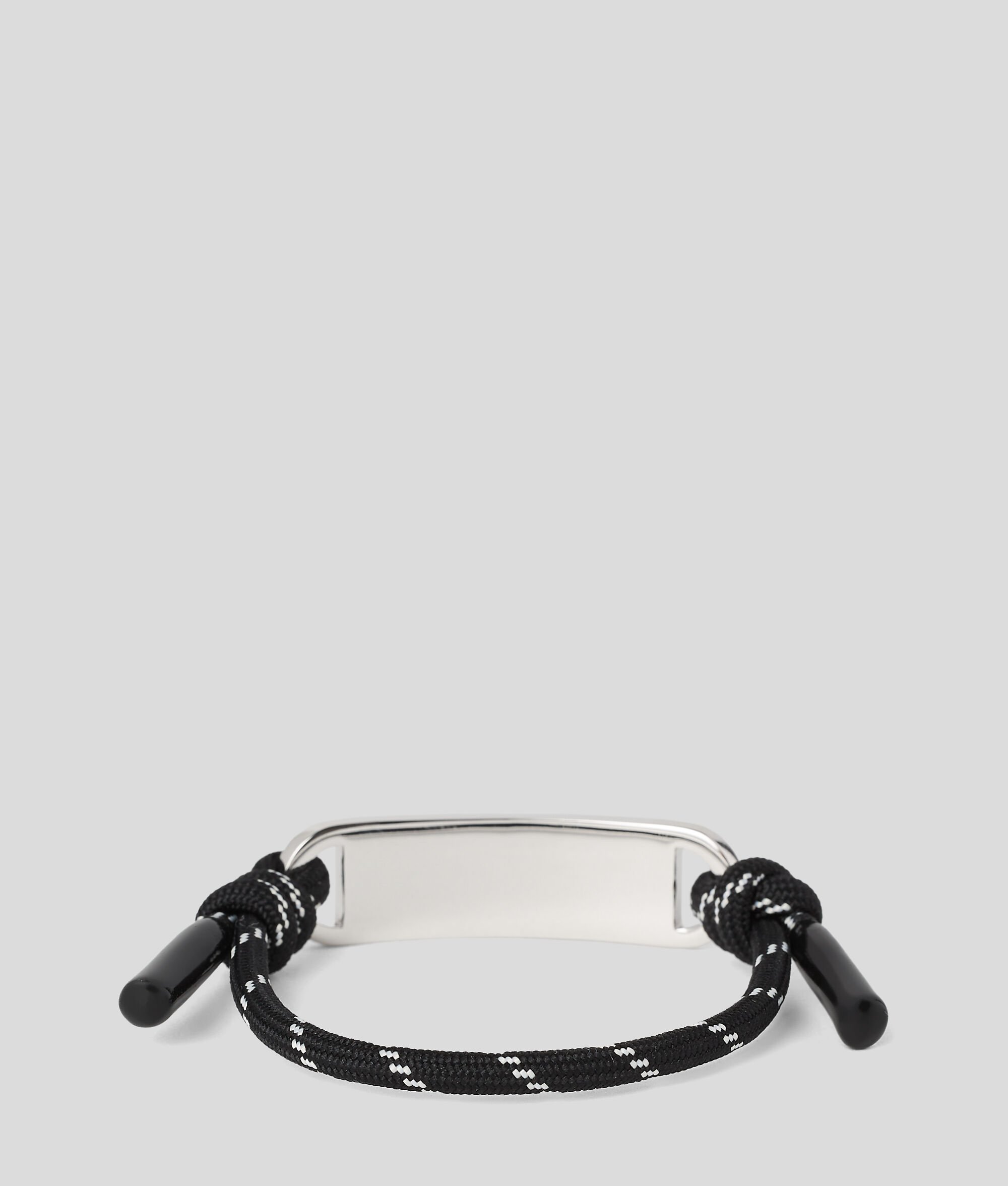 BRACELET ENTRELACÉ À BRELOQUE PLAQUE K/ESSENTIAL