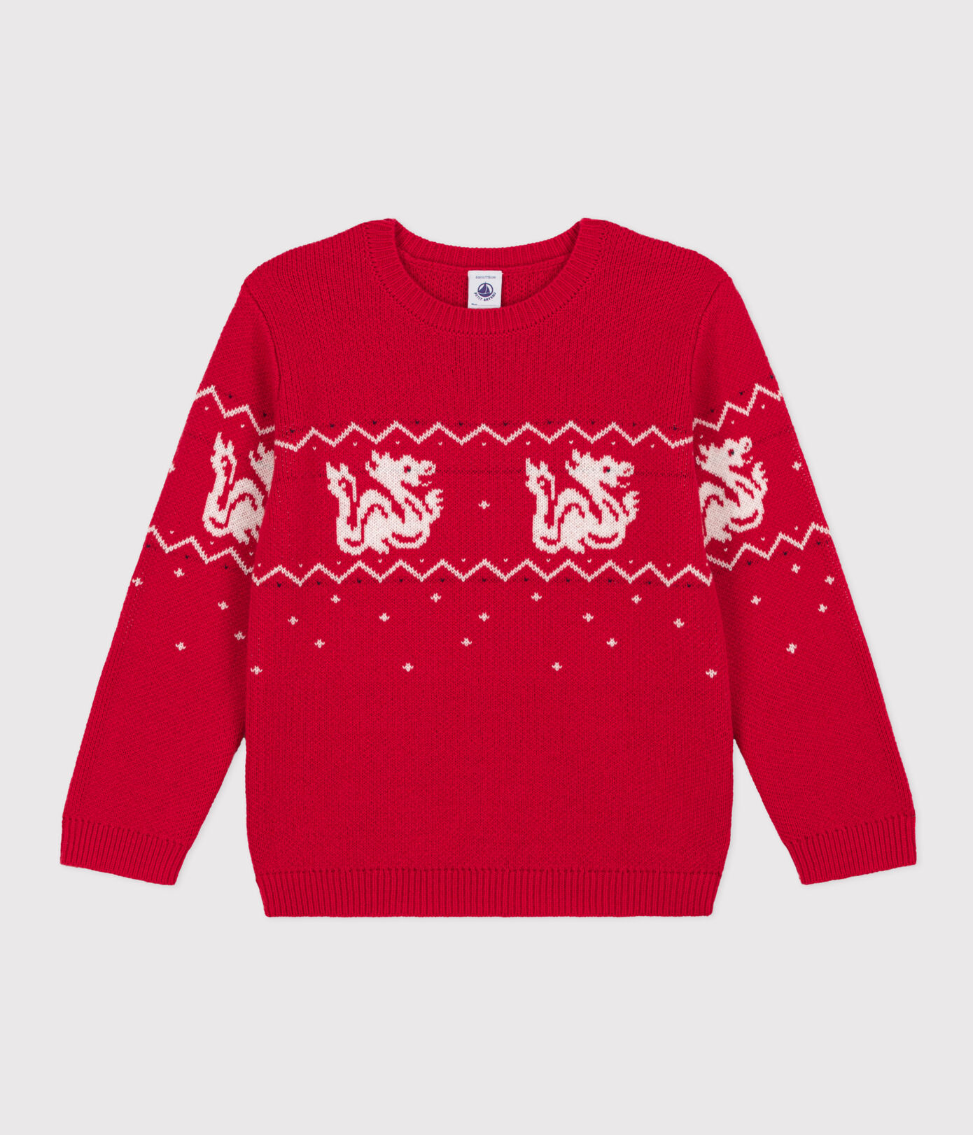 Pull en laine et coton enfant garçon