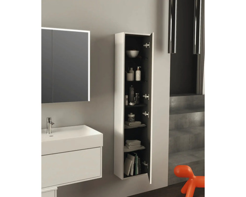 Jungborn NOVE hoge kast, BxHxD 35 x 160 x 20 cm, frontkleur wit mat, 55786