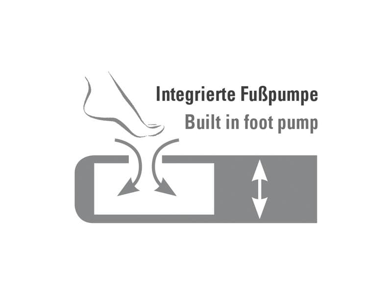 High Peak Luftbett Comfort Plus Double, Atmungsaktives und bequemes Gästebett
