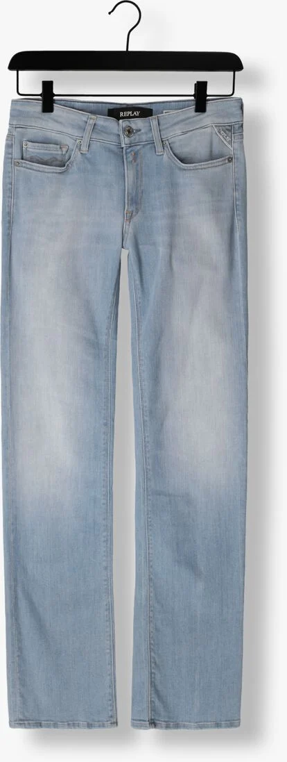 REPLAY lichtblauwe replay slim fit jeans new luz bootcut pants