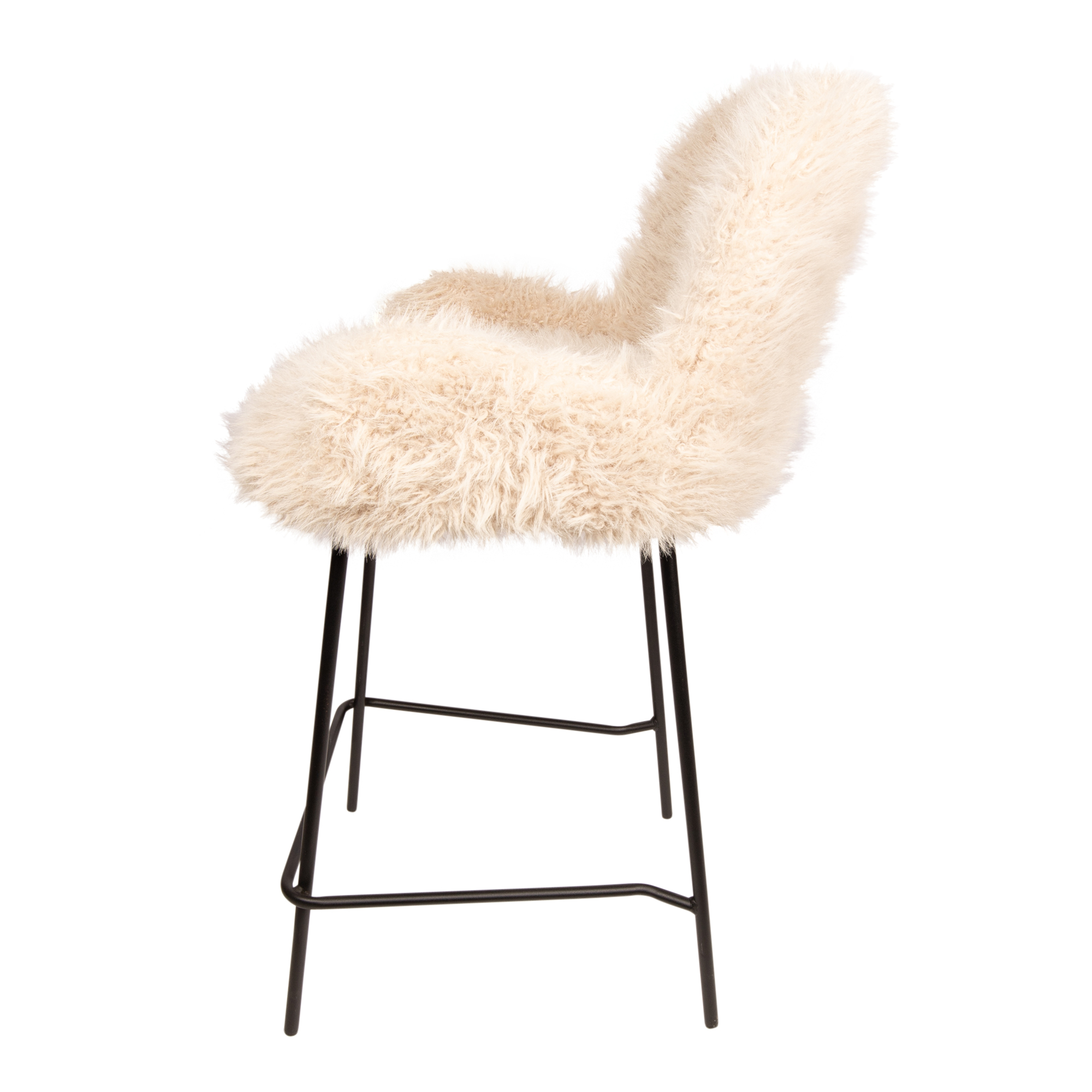 Barstoel Hair (set van 2) Barstoel Hair-set van 2-beige