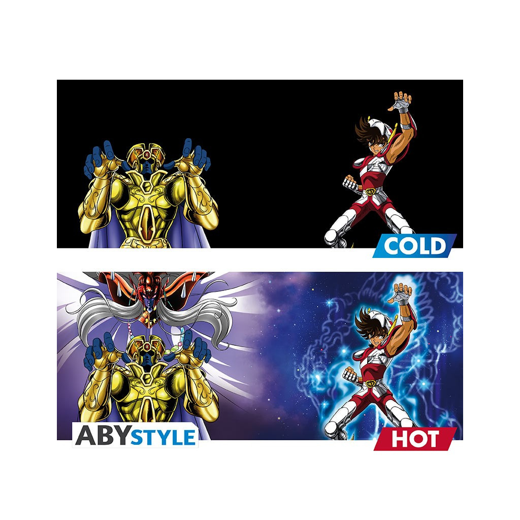 Saint Seiya - Mug Heat Change Pégase vs Pope