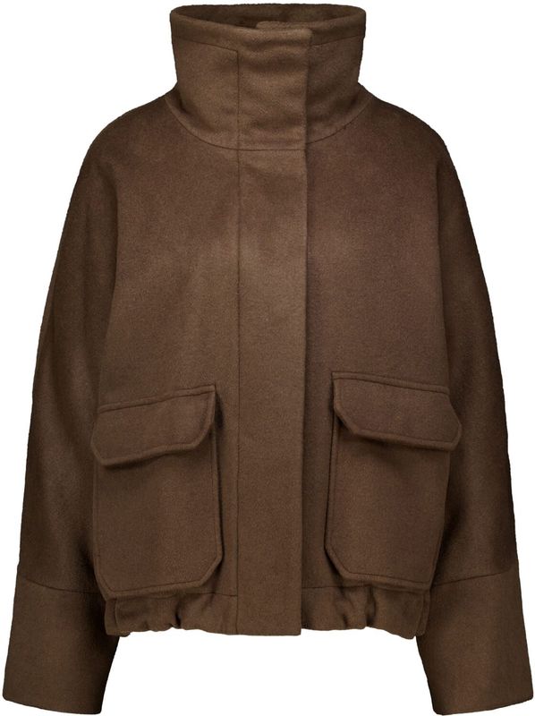 Giacomo - Wollen Jas - Bruin - Dames - Oversized Pasvorm