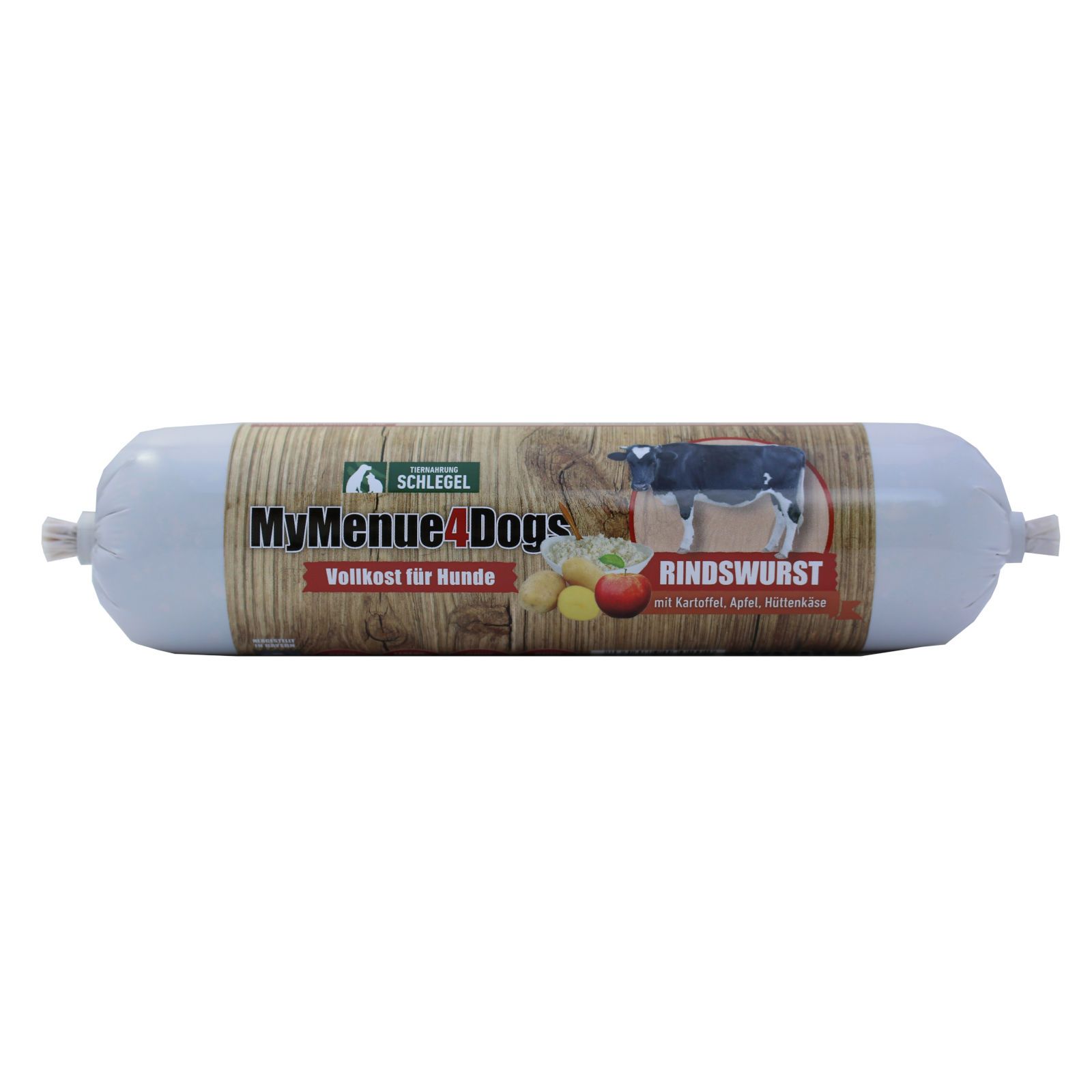 MyMenue4Dogs Hundefutter Rindswurst