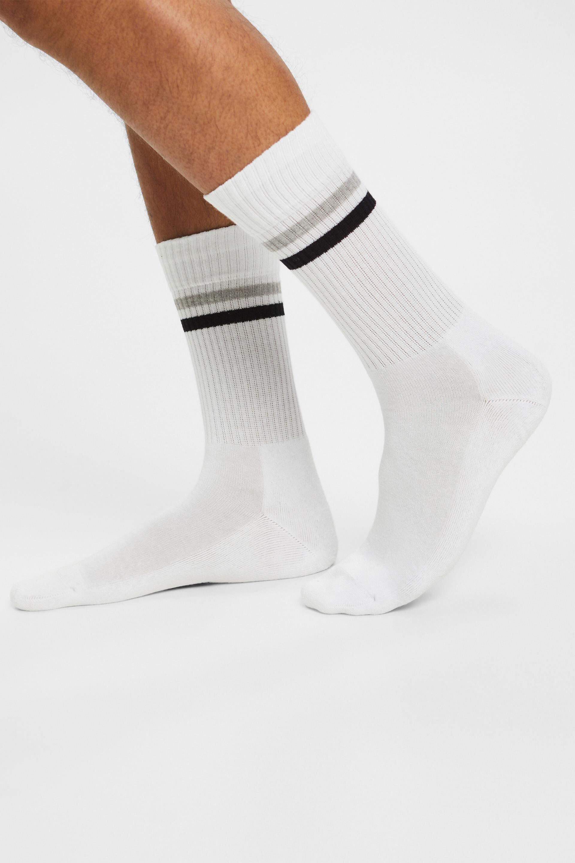 Lot de 2paires de chaussettes de sport, coton biologique