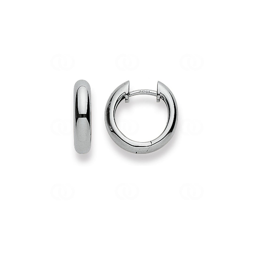 Kreolen 750/18 K Weissgold Ø 15mm