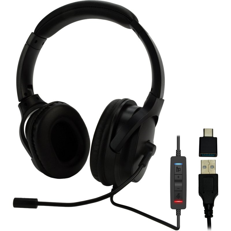 MCL MK1A99AZZZCSQMUSB - Casque Micro filaire USB-A / USB-C