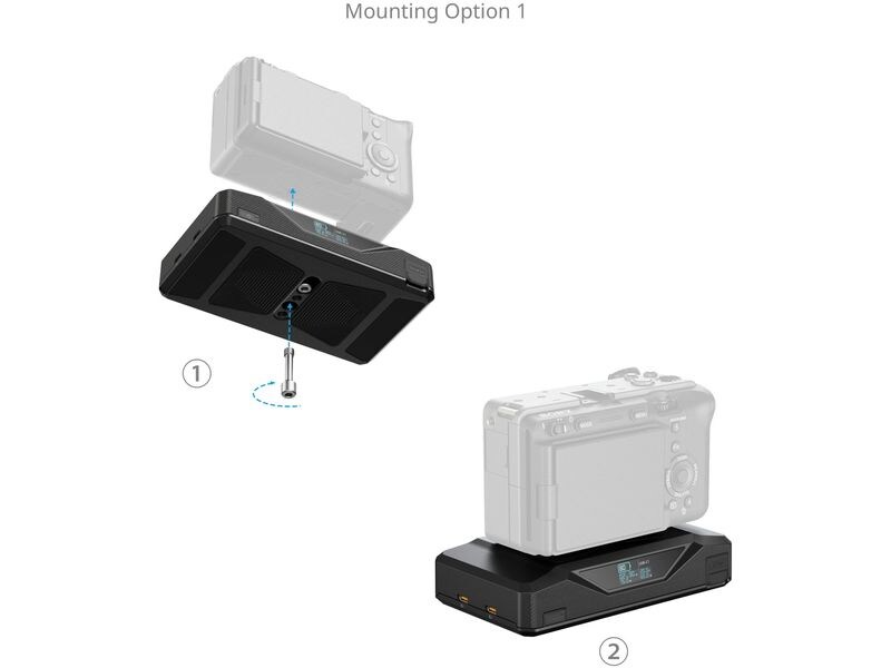 Smallrig CB75 Camera Base Battery Powerbank für Kameras mit 1/4