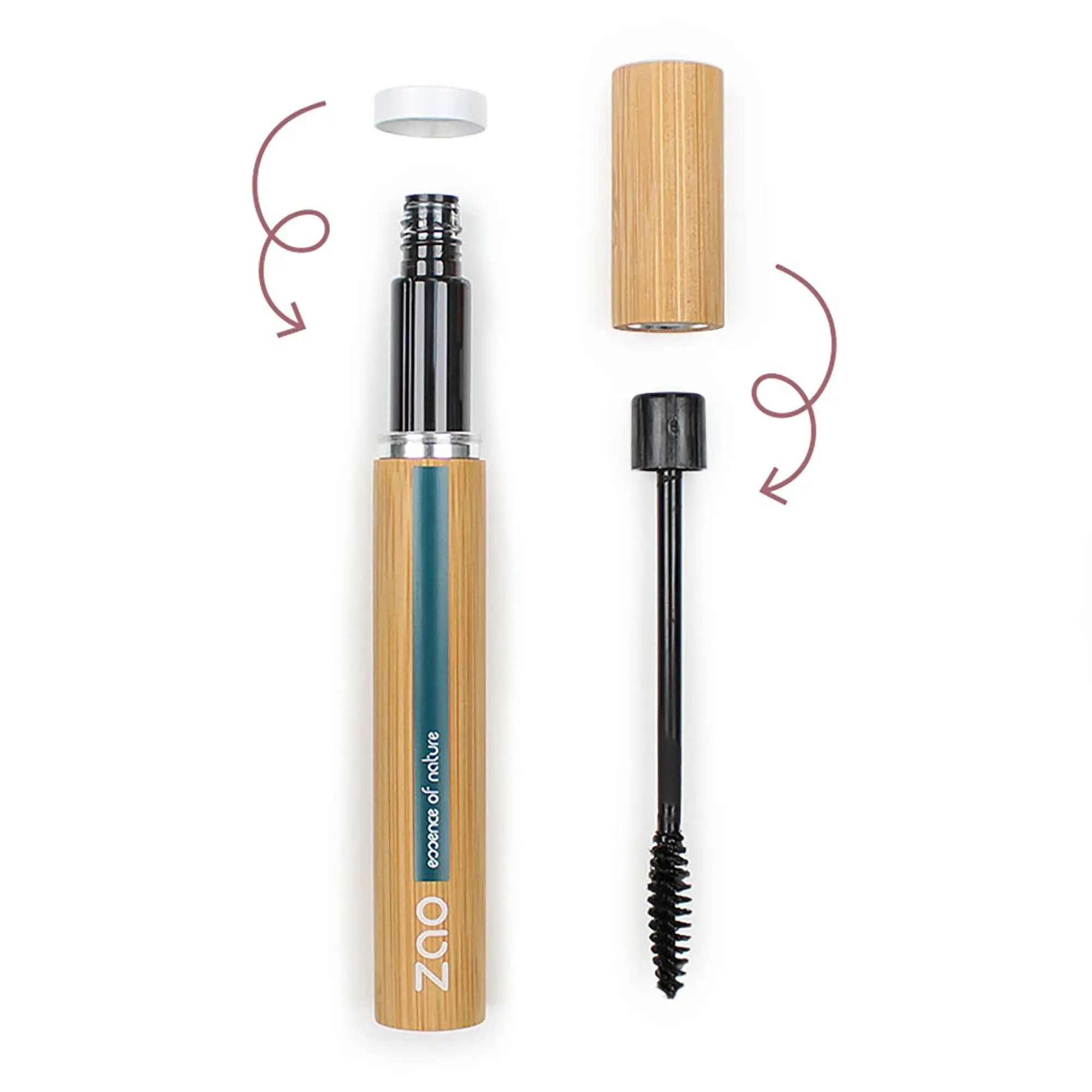 Zao Makeup - Mascara Volume & Gainage Bio, vegan et rechargeable- Mascaras