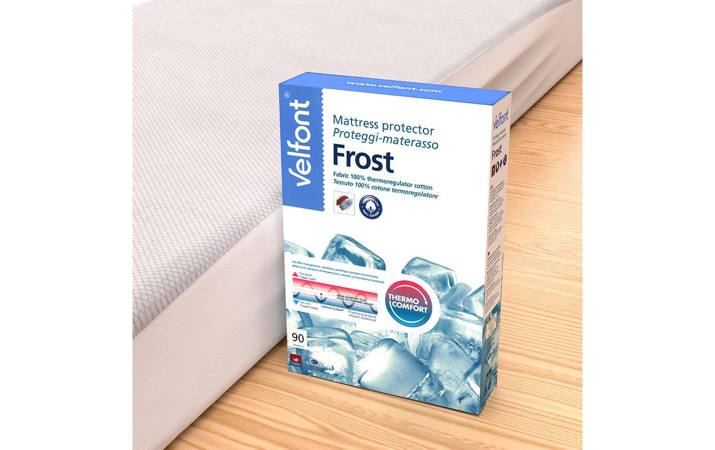 Fixmolton Frost 90 x 200 cm, Weiss<br>Thermoregulierender Matratzenschoner