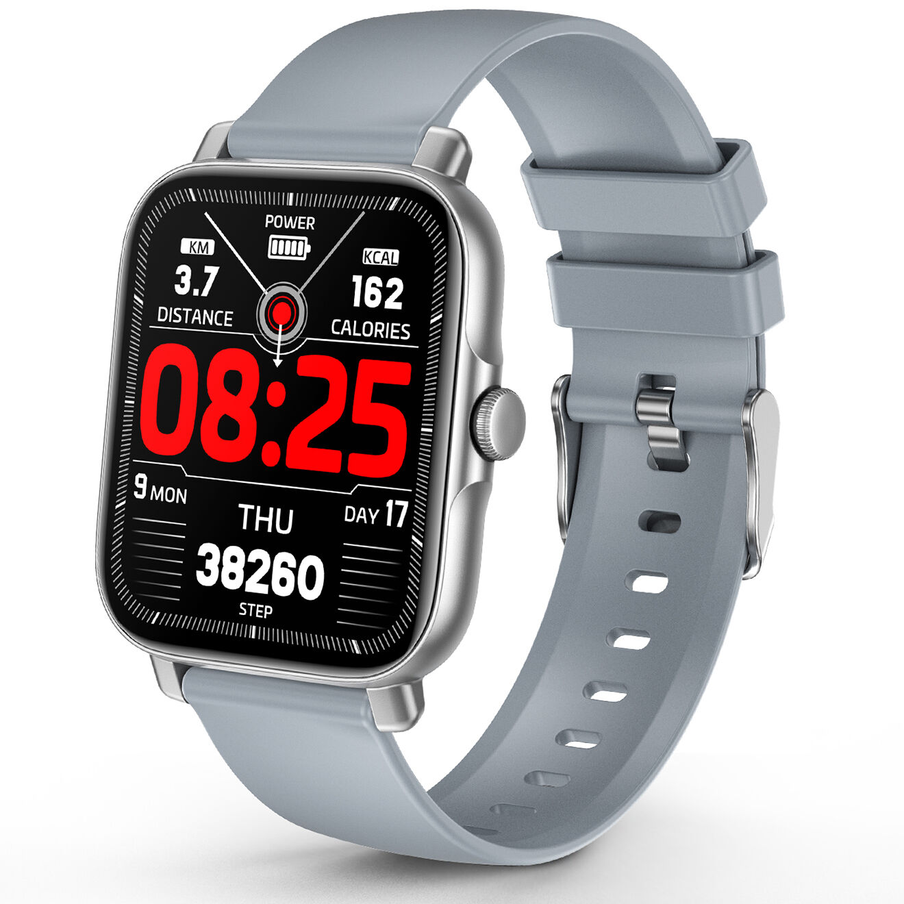 Onamaste Montre connectée multifonctions grise