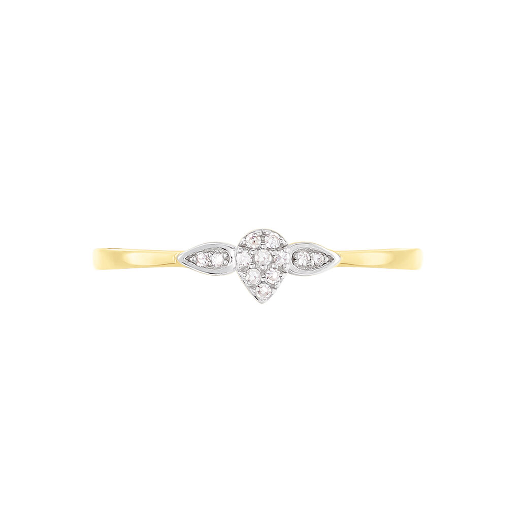 Bague Piers Or Jaune Diamant