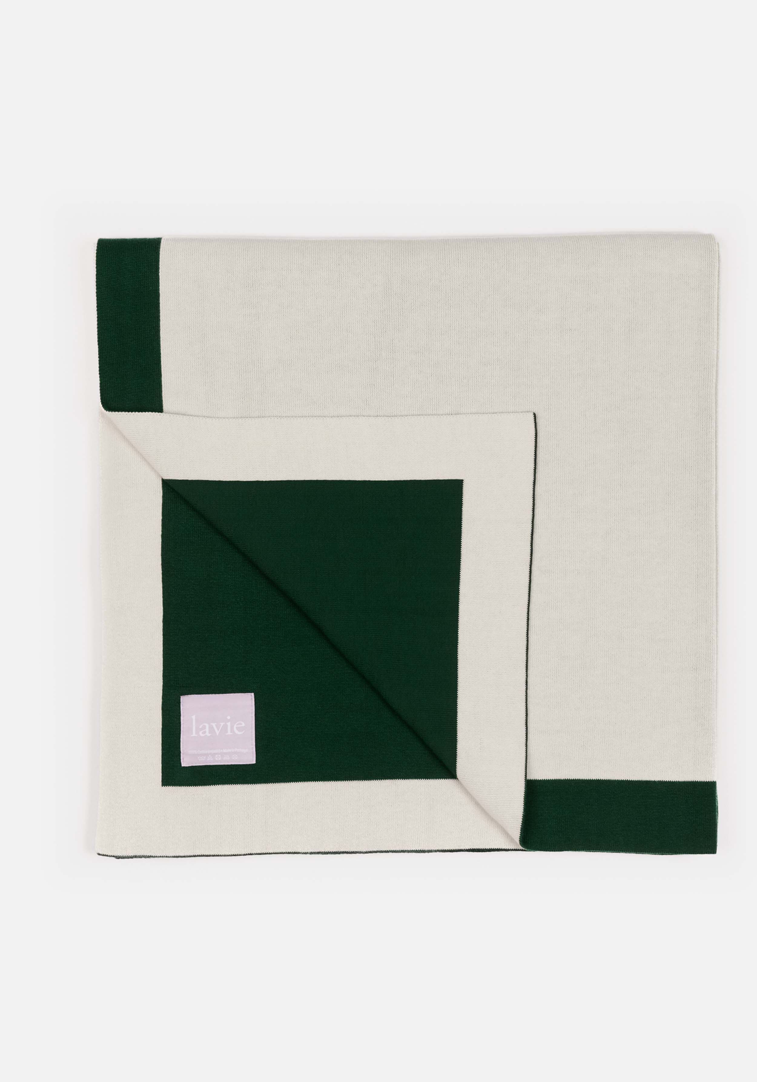 Lavie Plaid Lolla Dark Green/Undyed