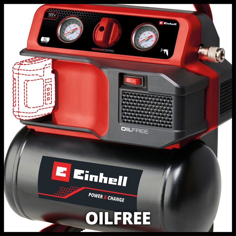 Einhell TE-AC 18/75 Li OF Solo accu compressor (body) 18V Li-ion