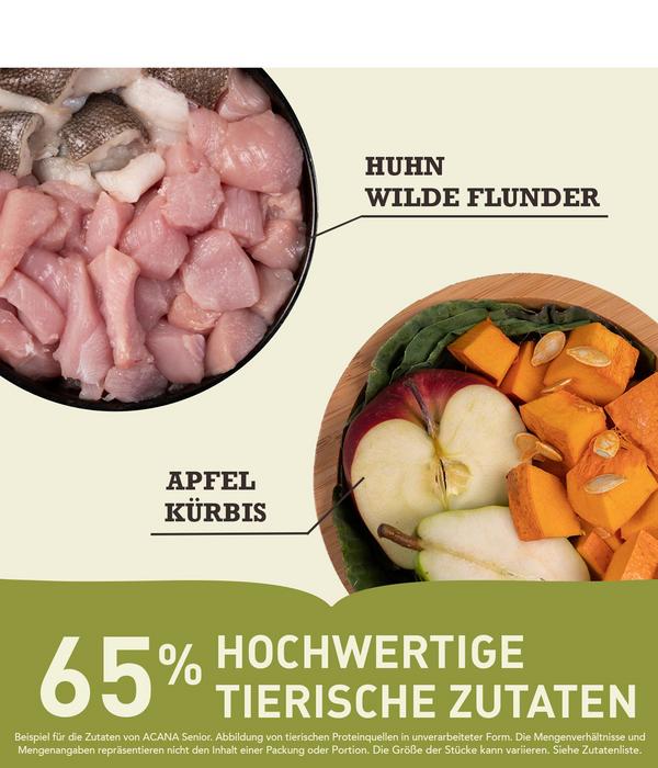 ACANA Trockenfutter für Hunde Heritage Senior