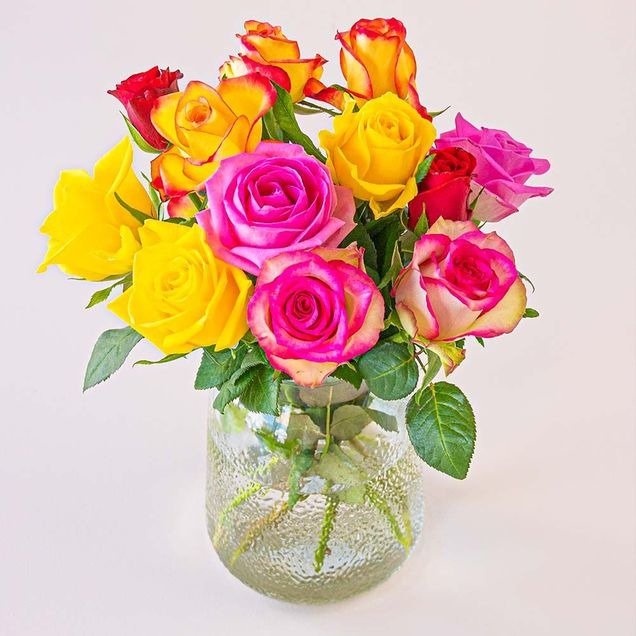 Brievenbusbloemen | Cadeaupakket Rozen | Gefeliciteerd