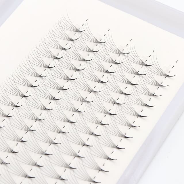 Vippeklaser eyelash extension 6D-D 100-dele Sort 9 mm