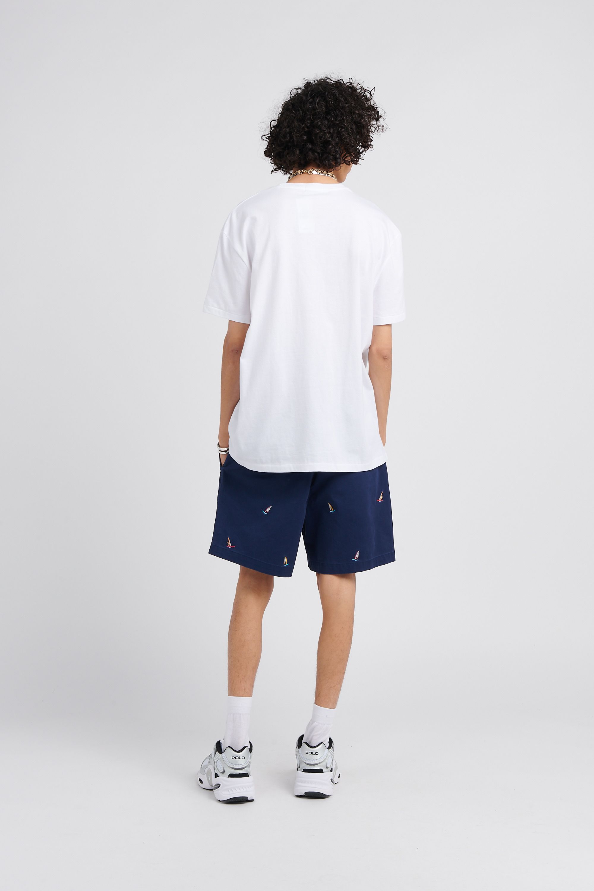 POLO RALPH LAUREN T-shirt  Classic Fit Big Pony Jersey T-Shirt Blanc