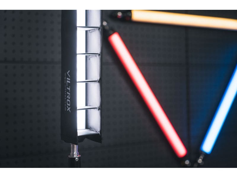 Viltrox Videoleuchte K60 2 Kit RGB Light Stick Zwei RGB-Röhren mit 1800 Lux