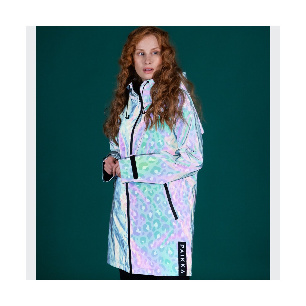 Paikka Regenjacke Green Leo