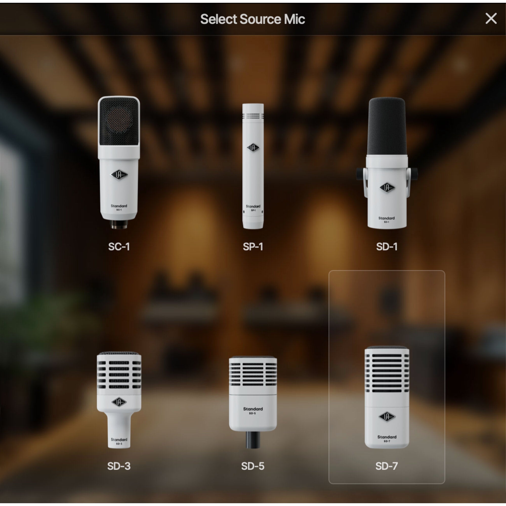 Universal Audio SD-7 dynamische instrumentmicrofoon