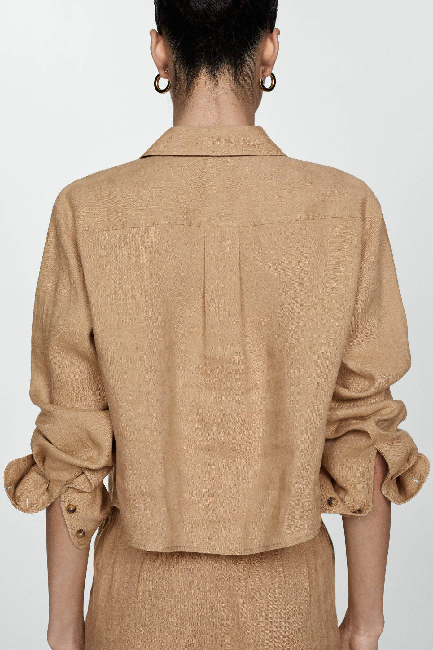 Mango blouse camel