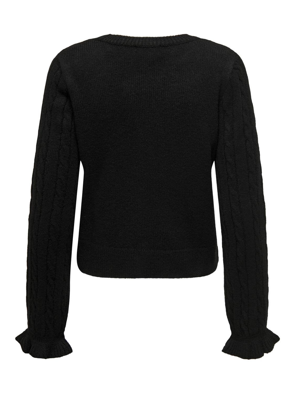 ONLTIA Gestricktes Oberteil Black