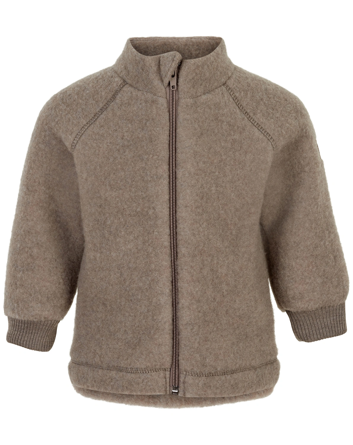 Wollfleece-Jacke MERINO BABY in melange denver