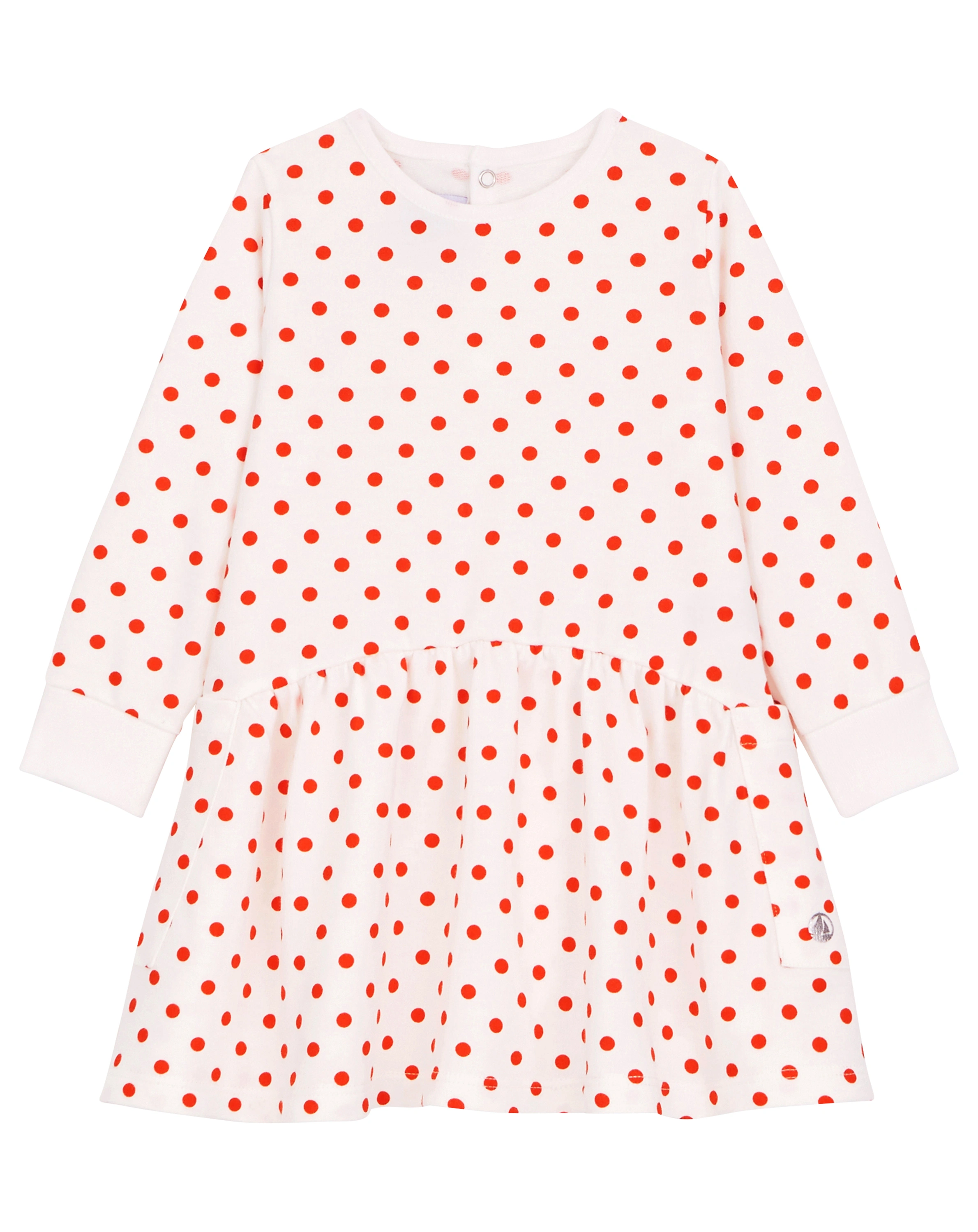 Sweatkleid TEA in marshmallow/carotte