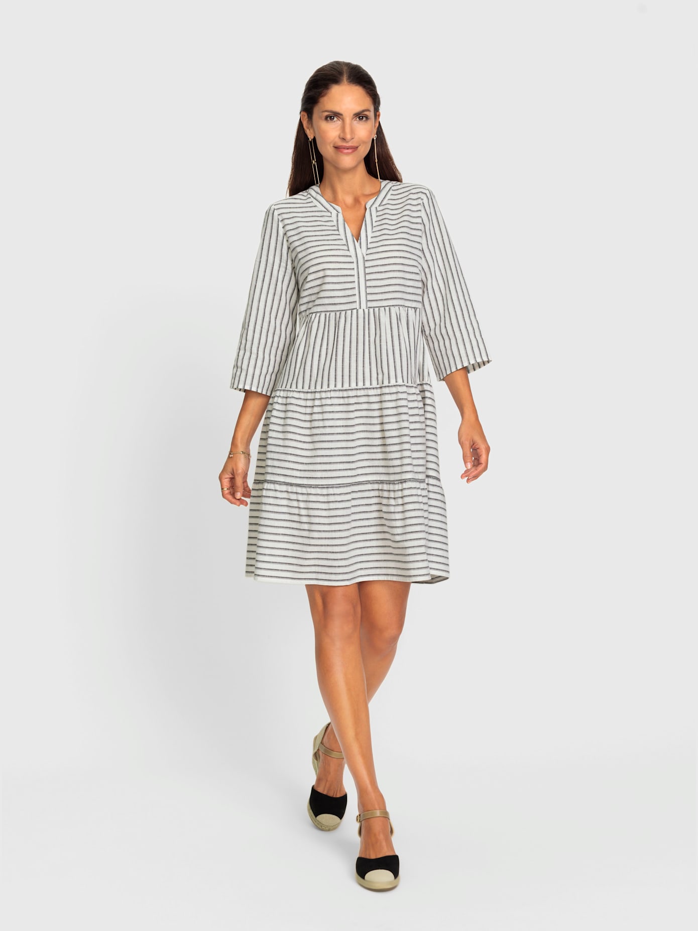 Robe tissée 30% de lin