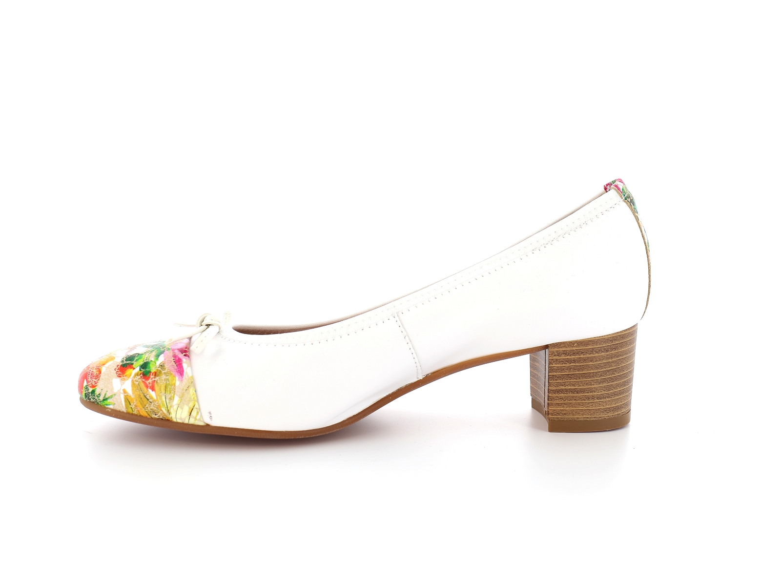 Cavargna shoes-TAMARA Cuir Blanc multi