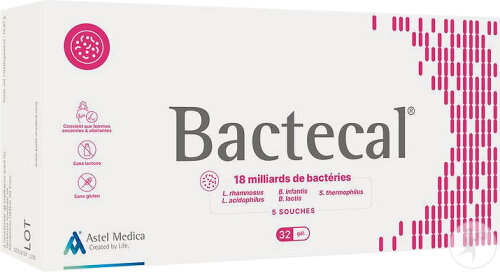 Bactecal Complément Alimentaire 32 Capsules