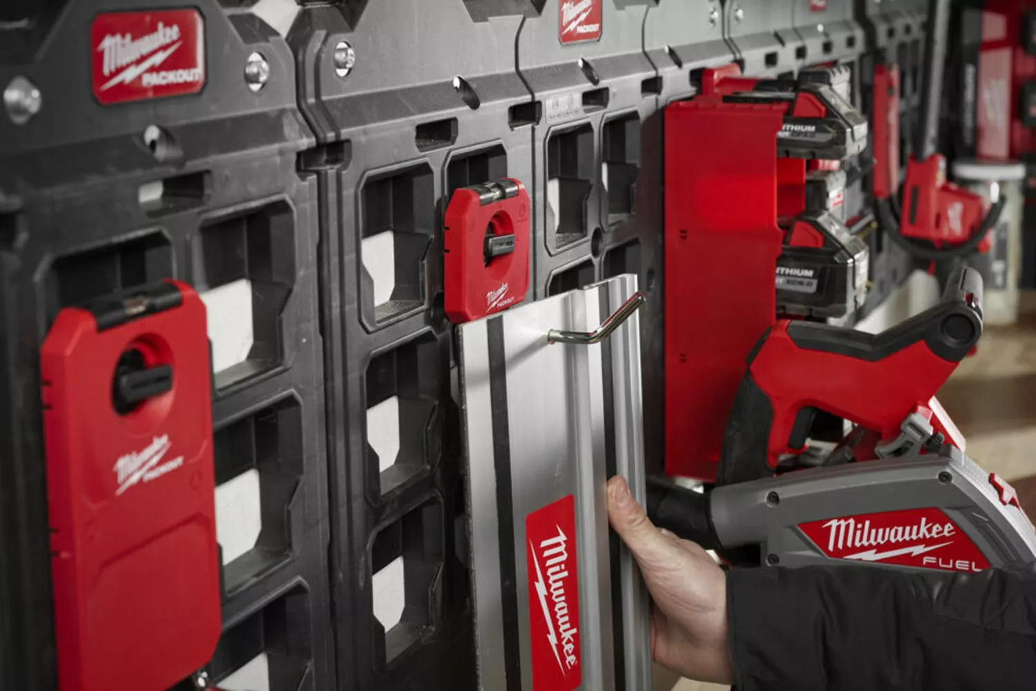 Milwaukee 4932493383 Packout enkele rechte haak