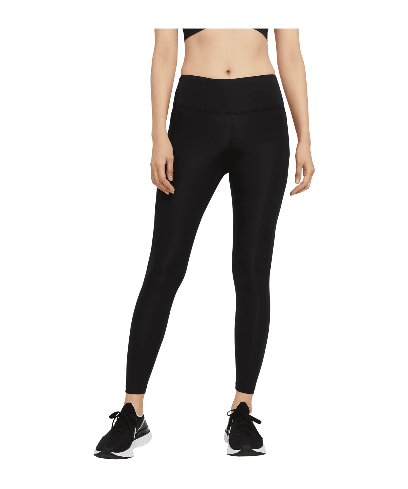 Nike Fast Leggings Running Damen Schwarz F010