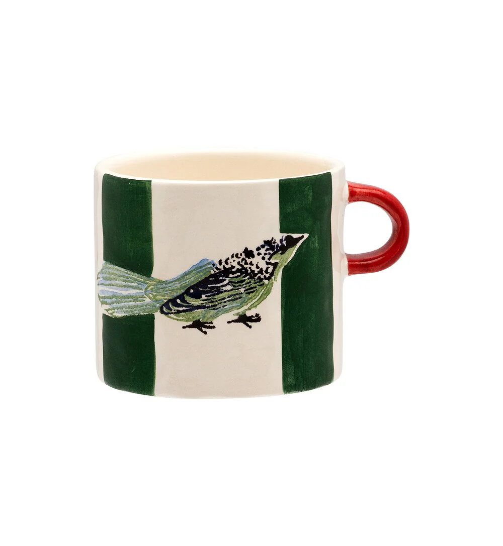 Anna + Nina  Love Bird keramik kop - Multicolor