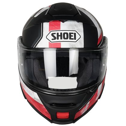 Casque Shoei NEOTEC 2 - JAUNT - Noir / Rouge