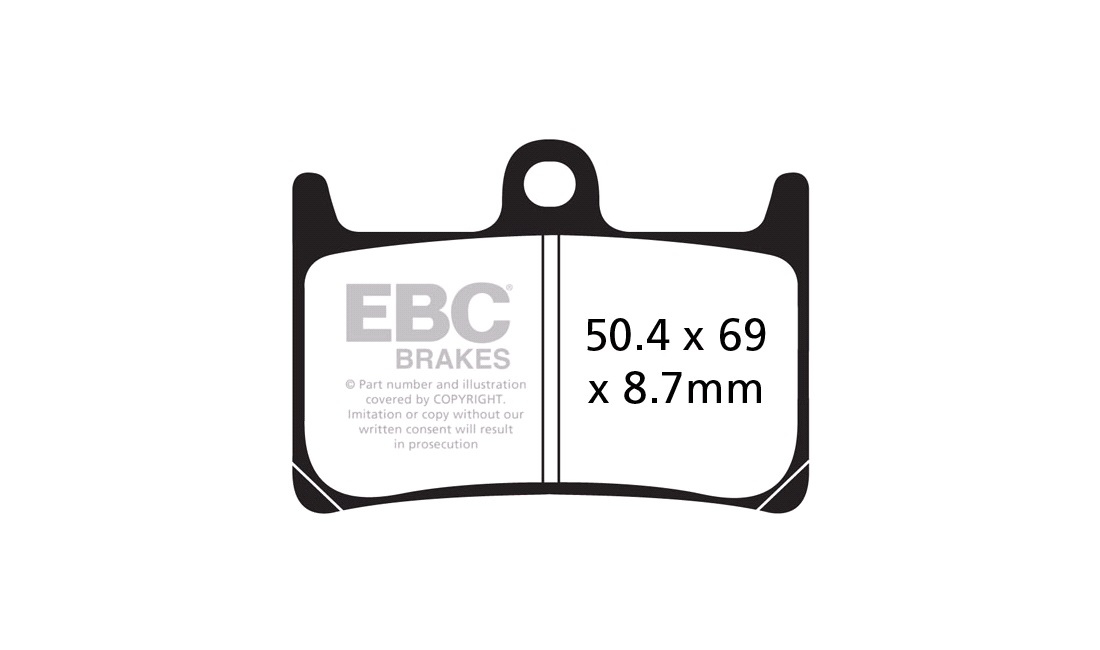 Bremseklodser for EBC EPFA, FZ1 06<