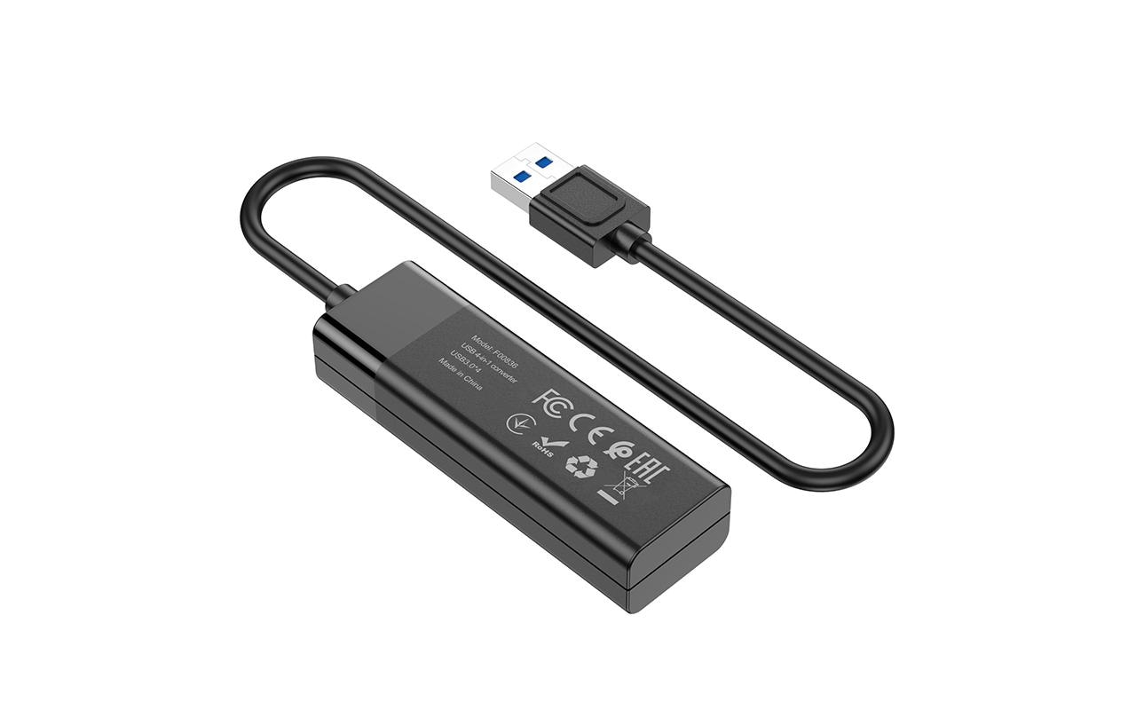 USB-A-Hub 4ALeichter und kompakter Hub mit 4 USB-A-Ports